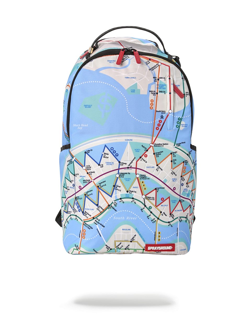 MetroShark backpack worn by a woman commuting in the city