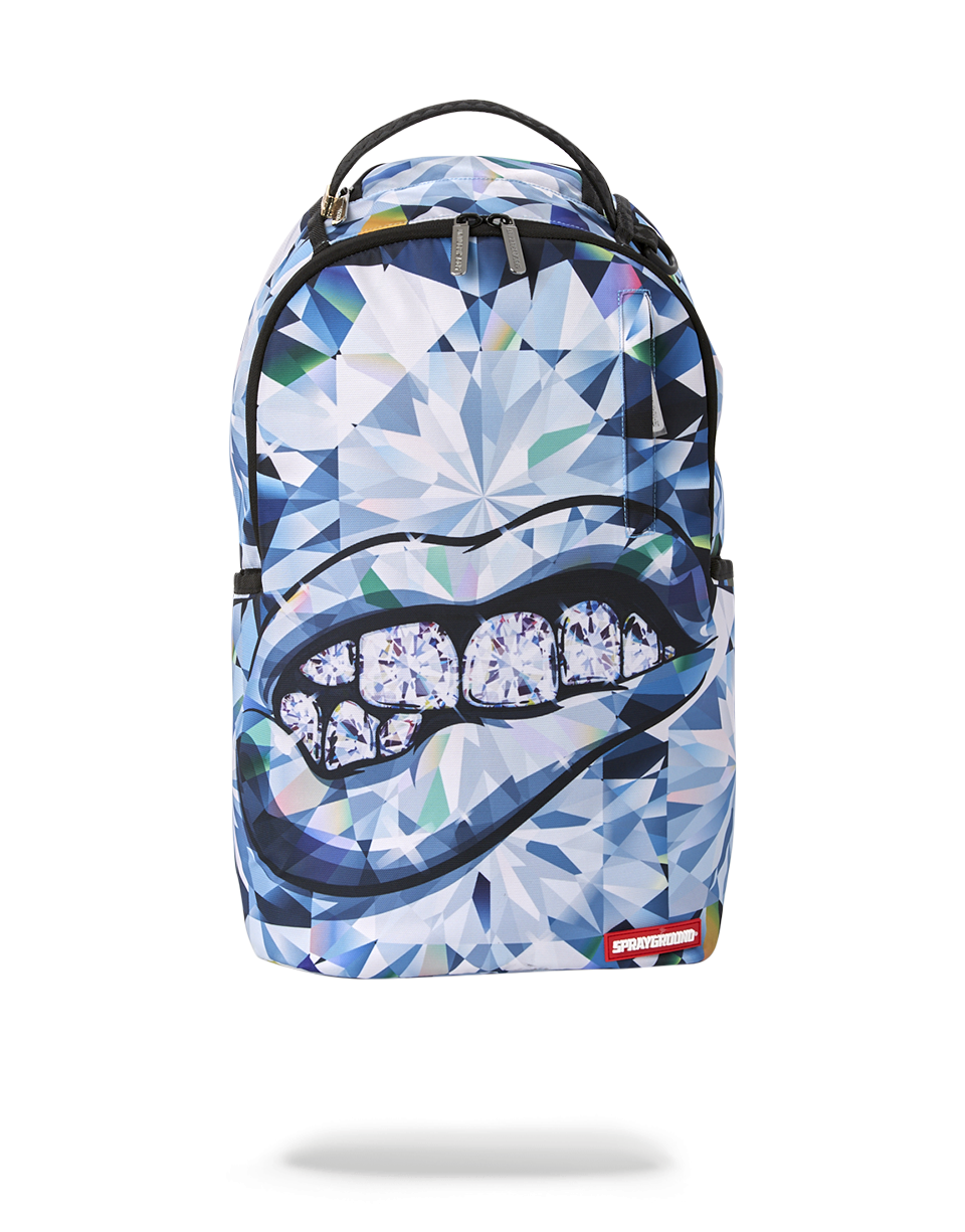 Front angle of UrbanJet traveler's backpack with metal hardware and padded straps